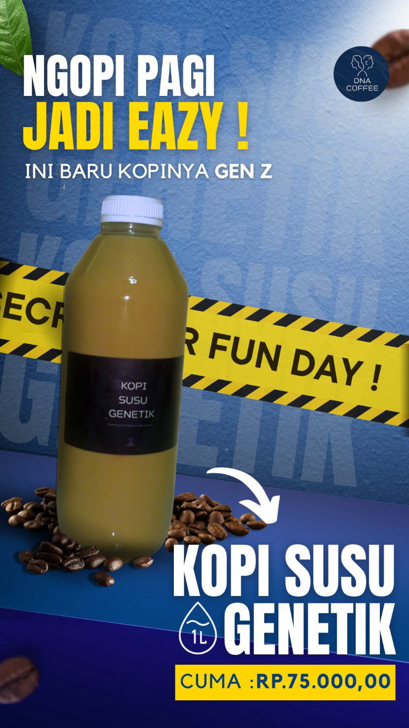 Kopi Susu Genetik 1 Liter